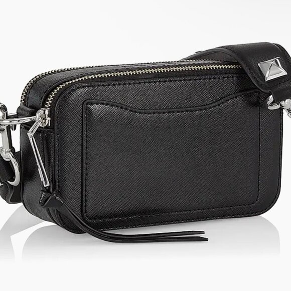 Marc Jacobs The Studded Snapshot Black Camera Bag NEW - Picture 5 of 13